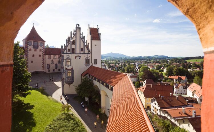 Allgaeu Koeniglich Hohes Schloss Fuessen Fotograf Arthur F Selbach Copyright Allgaeu Gmbh Web