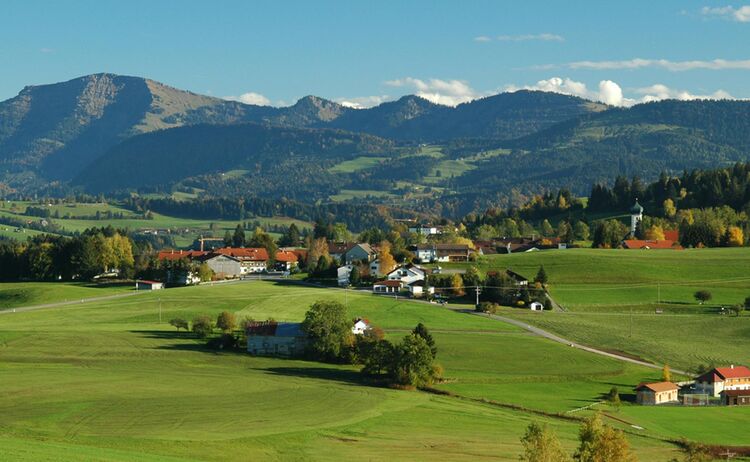 Allgaeuer Gipfelwelten Blick Auf Hochgrat Copyright Oberreute Web