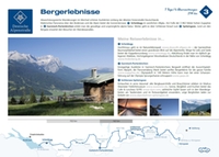 Bergerlebnisse - Reiseidee 3 Bergerlebnisse - Reiseidee 3