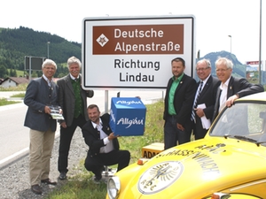 Beschilderung Deutsche Alpenstrasse Oberjoch Beschilderung Deutsche Alpenstrasse Oberjoch