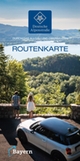 Routenkarte Deutsche Alpenstraße deutsch